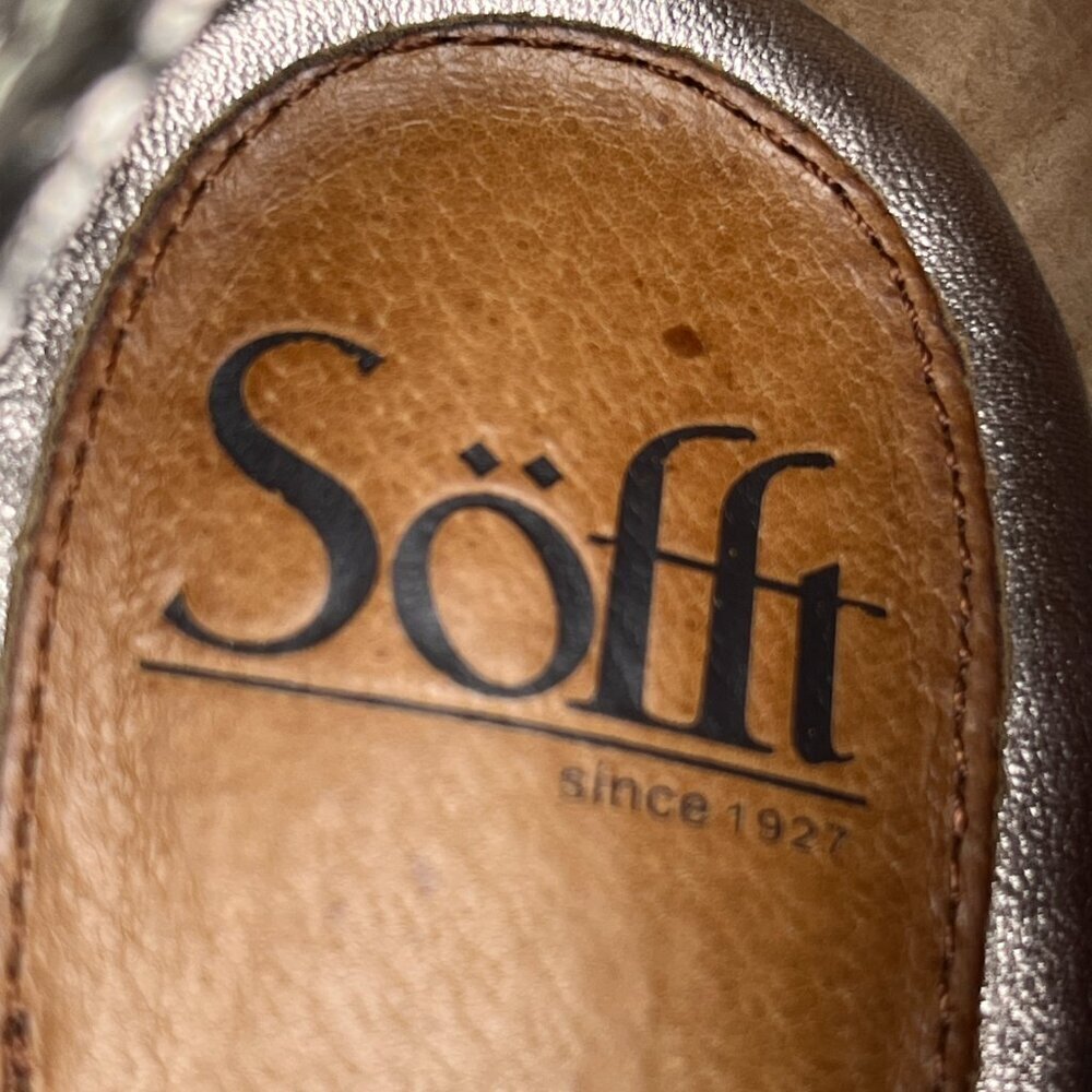 Sofft Brand woman heels.Size‎ 9.5M Leather Silver Gray - Picture 8 of 10